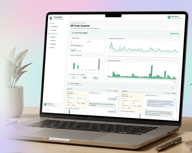 Patient data dashboard